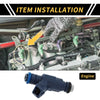 Ford Explorer 2002-2003 - 4 Holes, Navy Blue Fuel Injector Nozzle