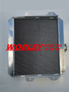 Hilux RN105 RN106 RN130 3-Row Aluminum Radiator + Black Hose (1997-2005)