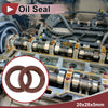 Make Model Oil Seal 20x28x5mm Brown 2 x Rotary Shaft Seal FKM Rubber