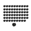 Harley Evolution Engines 60 x Black Engine Bolt Caps Covers (1984-1999)