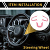 Jeep Wrangler JL JLU 2018-2024 - Pink Steering Wheel Cover Trims