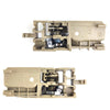 Interior Door Handle Cream Pair Fits Toyota Corolla Altis CE120 SED 2001-07 D06