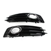 Audi A3 2009-2012 Front Bumper Fog Light Grille Covers (2009-2012)