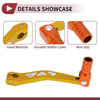 Yamaha TTR 50cc Folding Motorcycle Gear Shifter Lever Gold Tone Orange