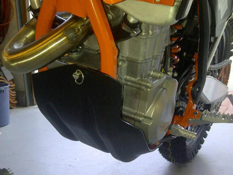 KTM EXC SMR XCW Deslizante Paragolpes Placa dzus Perno Cierre & Clip Rápido