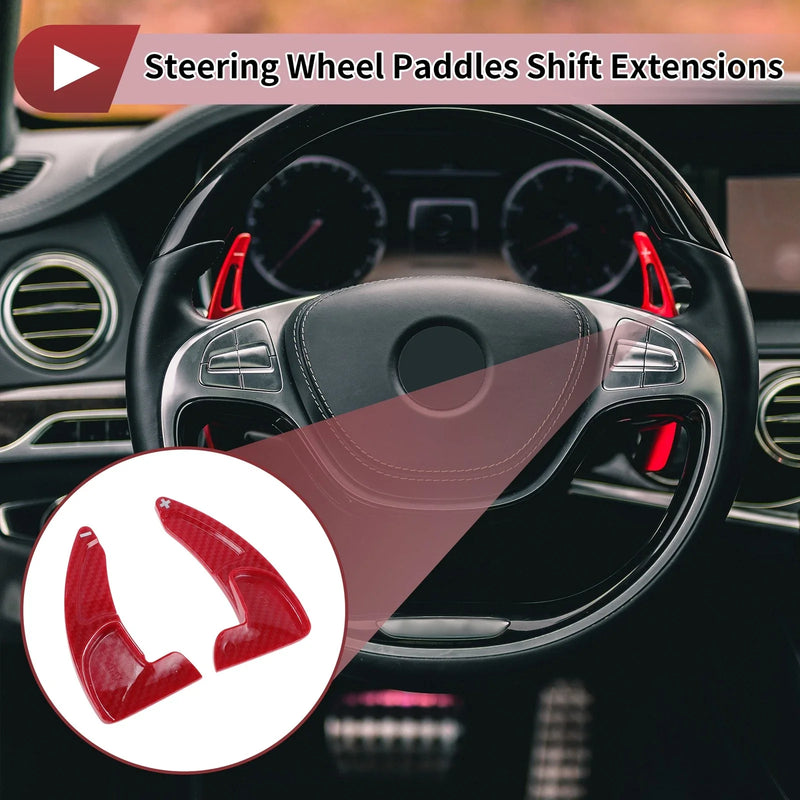 Jeep Grand Cherokee Red Plastic Steering Wheel Paddles (2014-2020)