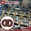 Oil Seal 20x45x8mm Brown 2 Pcs