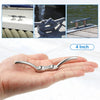 Marine Boat Ship Cleat Hook / 4 Inch / Stainless Steel Flagpole Cleat Hook
