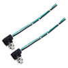 Car 2 x H1 Fog Light Lamp Bulbs Extension Wire Cables (Fits Most Models)