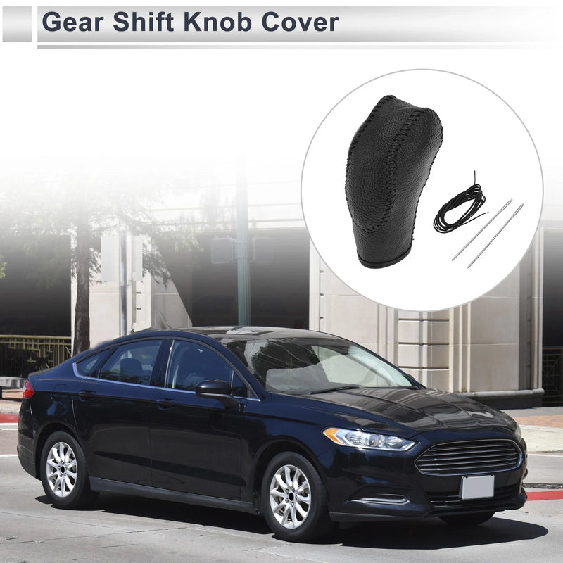 Ford Fusion 1 Pc Pebbled Gear Shift Knob Cover Black (2013-2016)