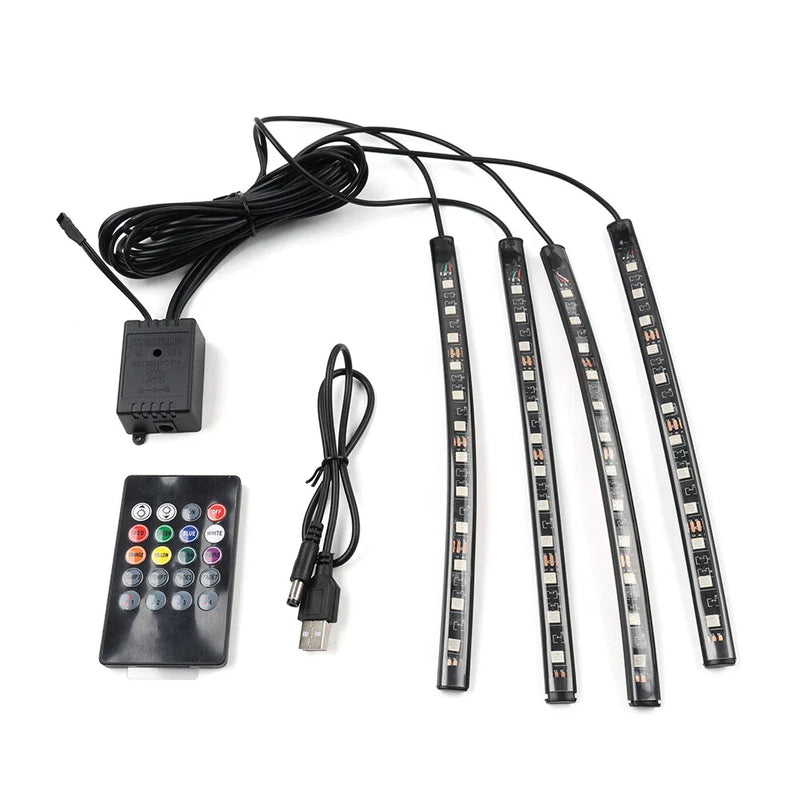 Home Atmosphere Lighting RGB Remote Control Decorative Foot Lamp