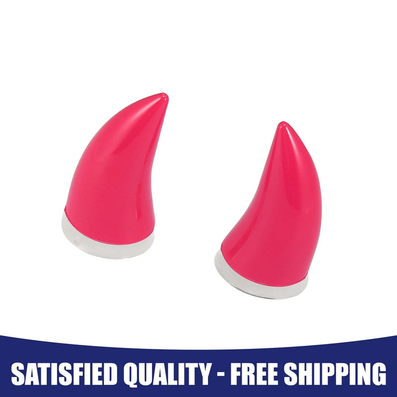 2 x Bull Horn Style Roof Top Stickers Anti Collision Suction Cup Universal
