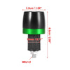 Motorcycle 2 x 18mm Handlebar End Caps Plug Bar CNC Aluminum Alloy Green
