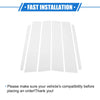 Ford Explorer (2011-2019) Black 6 x Pillar Post Door Window Trim Covers