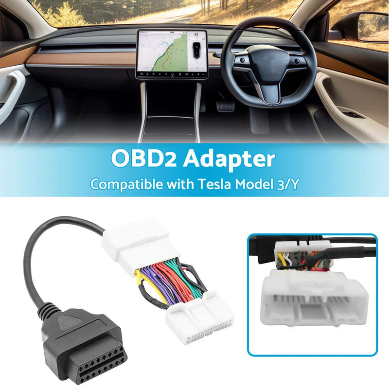 Tesla Model 3 Model Y 2019-2023 Scan All Protocols OBD2 Adapter