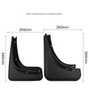 Porsche Macan 4Pcs Molded Splash Guards Mud Flaps Fender (2014–2023)