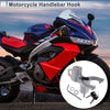 Motorcycle Double-Fork Metal Motorcycle Hanging Hook 1 x Silver Tone