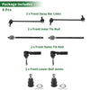 Dodge Caravan 8x Front Suspension Kit Tie Rod End & Sway Bar Link