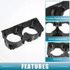 Mercedes-Benz W221 2009-2012 Black Car Rear Cup Holder Insert