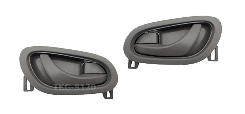 Nissan Navara NP300 D23 2 x Inner Door Handles Gray (2015-2023)