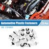 Chevrolet Plastic White 25 Pcs Door Panel Clips