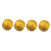 Triumph Thruxton 900 EFI 4 x Gold Head Bolt Cover Nuts (2009-2015)