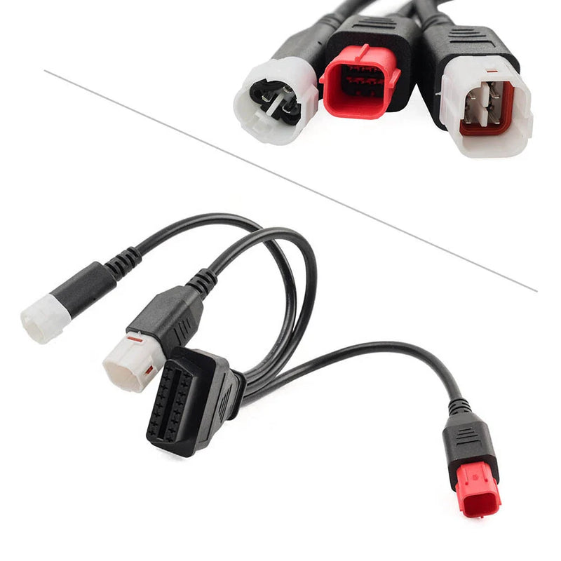 Yamaha Motorcycle 3pin 4pin 6pin OBD2 Diagnostic Adapter Cable