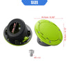 Jeep Wrangler Green Aluminum Alloy Gas Fuel Tank Cap Cover (2007-2017)