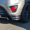 Hyundai Veloster Turbo 11-17 Carbon Fiber Rear Bumper Side Lip Splitter Trim