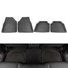 Car Truck 4 Pcs Universal Front Rear Heel Pad Carpet Floor Mats