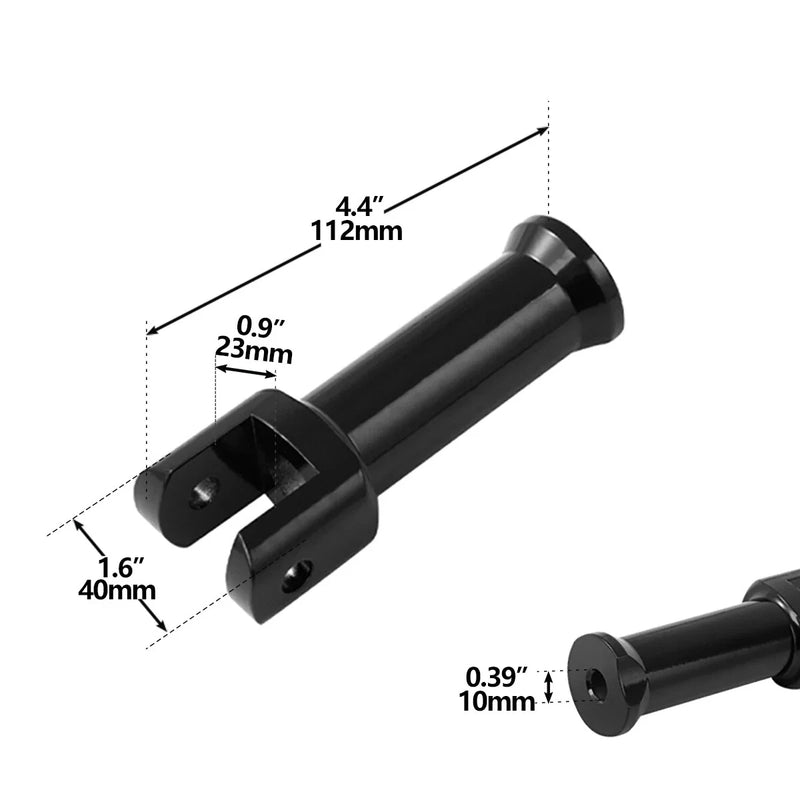 Harley Softail Low Rider Street Bob Passenger Footpeg Brackets (2018-2025)