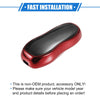 Porsche Macan TPU Red 3 Button Car Remote Key Fob Cover (2014-2022)