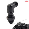 Car 8AN Male to Male 90 Degree Flare Union Bulkhead Adapter Fitting