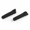 Yamaha R1 R6 R6S Black Aluminum Front Footrests (1999-2012)
