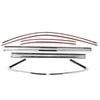 Audi A3 S3 Sedan (2015-2020) 1 Set Black Window Trim Strip Cover