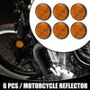 Motorcycle 6pcs 2.20x0.31 Universal Reflector Round