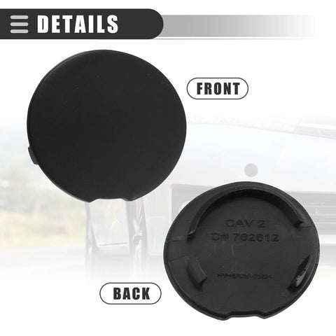 Ford Explorer (2011-2015) Black Front Bumper Tow Hook Cover