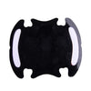 Car 4 Pcs Carbon Fiber Red Door Handle Bowl Protective Film