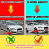 AUDI A3 8P Front Bumper Grille Fog Light Trim Bezel Set (2008-2012)