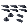 10pcs Car Fairing Body Spoiler Mirror Wind Noise Reduction