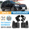 Subaru Outback 4Pcs Front Rear Splash Fender Guards Mud Flaps (2015–2020)