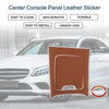 Mercedes-Benz C-Class 2022-2024 Brown Set Center Console Panel Sticker