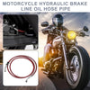 Motorcycle Brake Line / 10mm / Hydraulic Hose, Stainless Steel Red