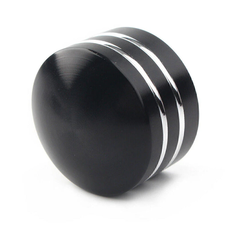 Harley 10 x Black CNC 9mm Motor Bolt Topper Caps