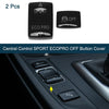 BMW 1 2 3 4 Series Black SPORT ECOPRO OFF Button Cover