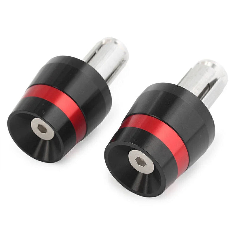 Harley BMW Ducati Honda - Red 26mm Handlebar Grips (Fits Various Models)
