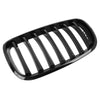 BMW X5 (2000-2006)  Slats Glossy Black Front Upper Bumper Grille