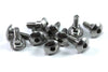 10x m5 Fairing Bolts 6mm Shoulder Bodywork Bolt Allen Head