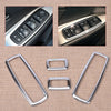 Jeep Grand Cherokee, Dodge 4pcs Chrome Power Window Switch Frames (1999-2004)