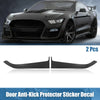Ford Mustang (2015-2022) Black Door Panel Guard Protector Stickers